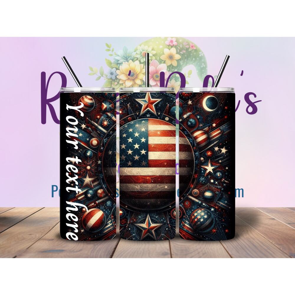 Fathers Day Patriotic 20oz Tumbler